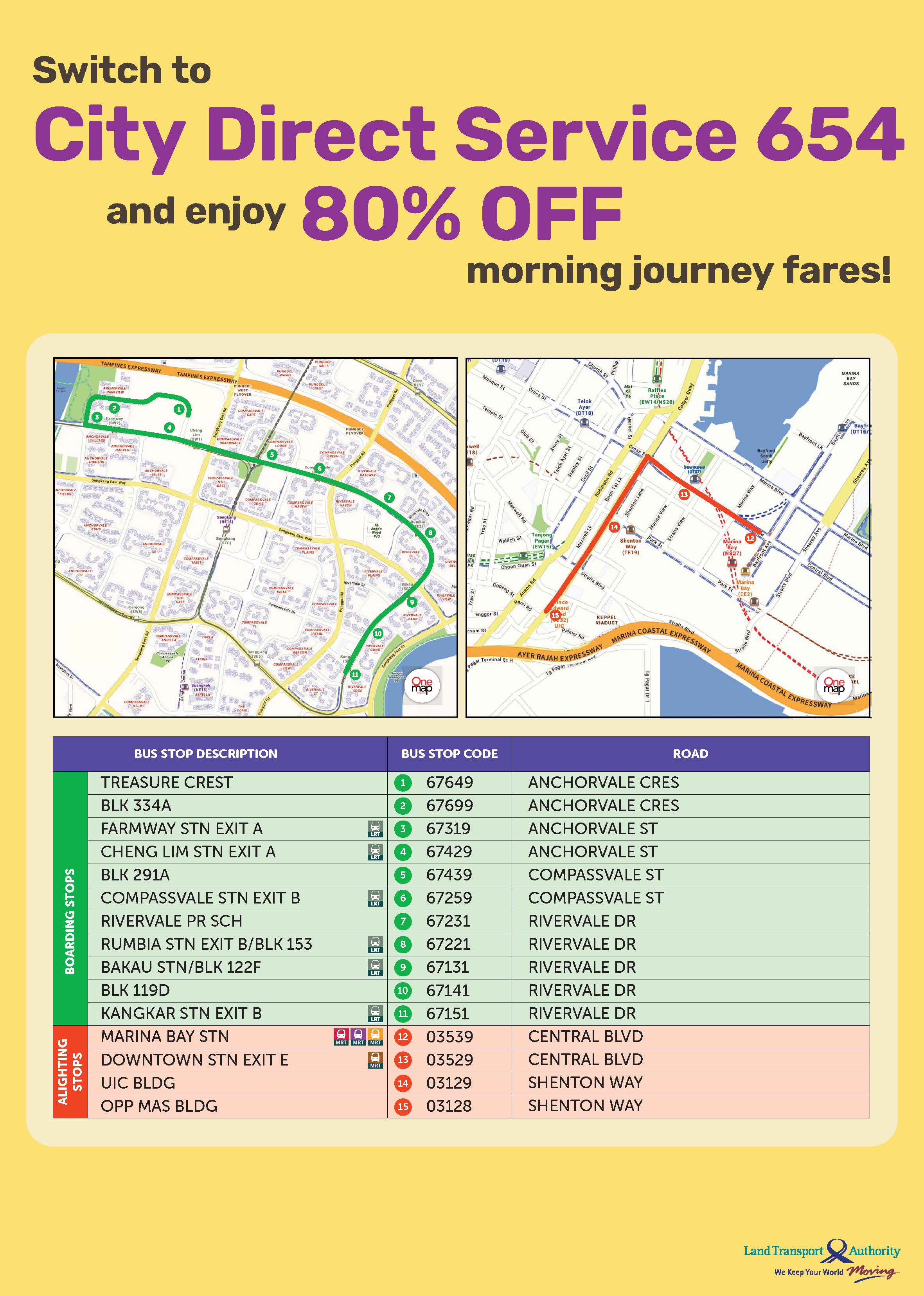 Bus Service 654-Mar 26