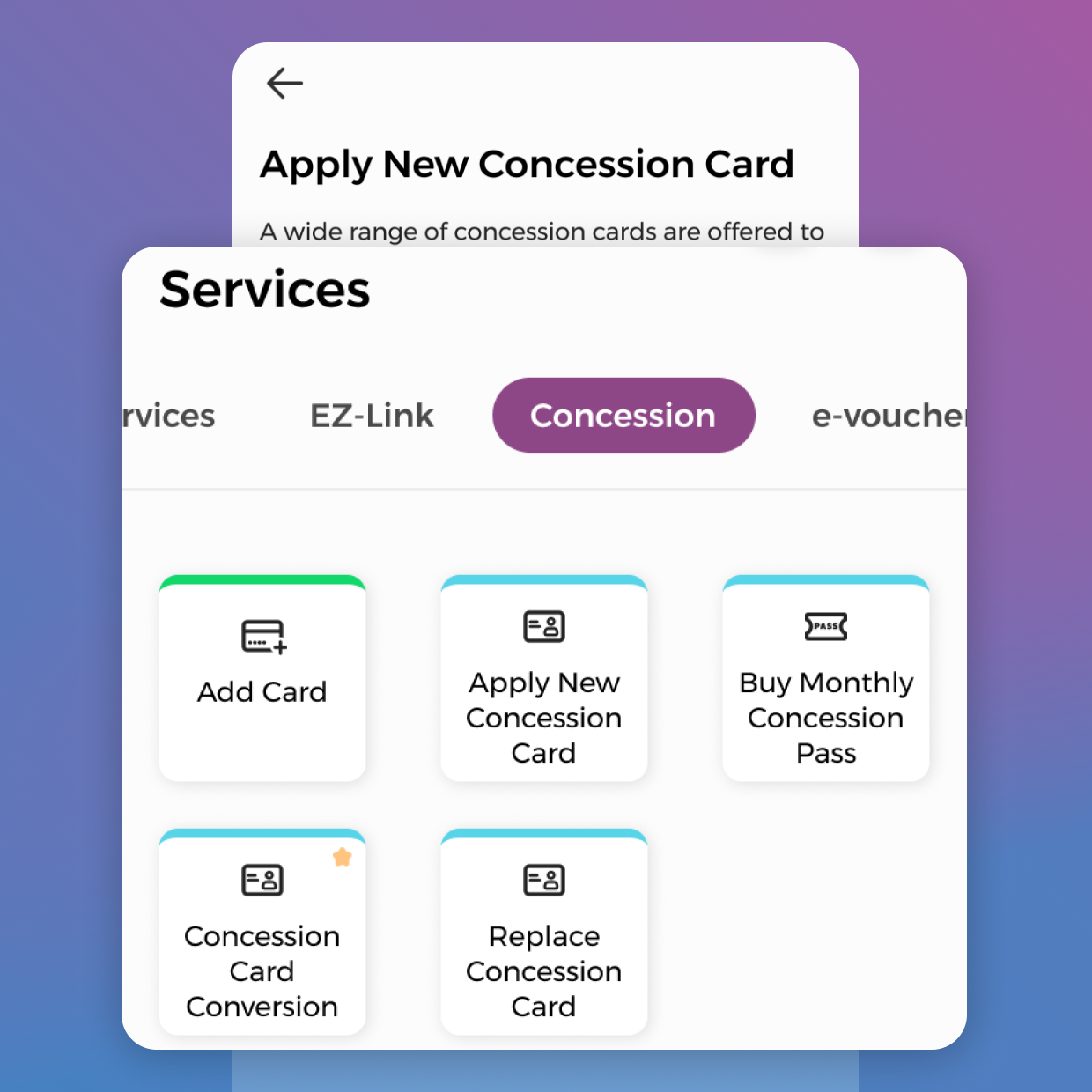 Lost Concession Card Report