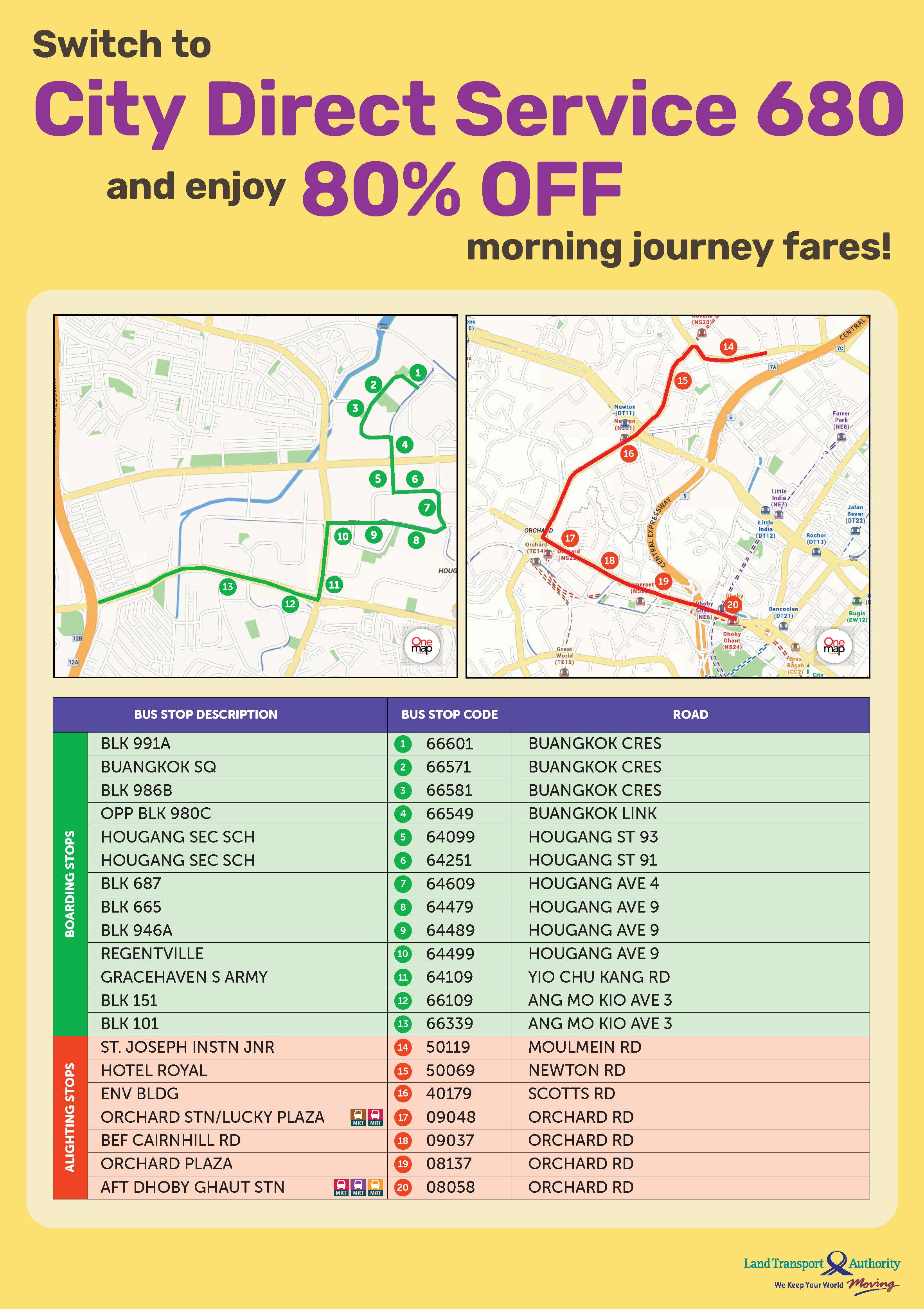 Bus Service 680-Mar 26
